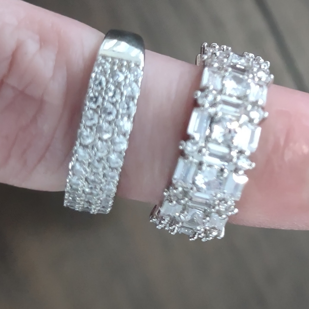 Two rings, size 8